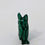 Thumbnail: Polished Malachite cat carving for decorative display