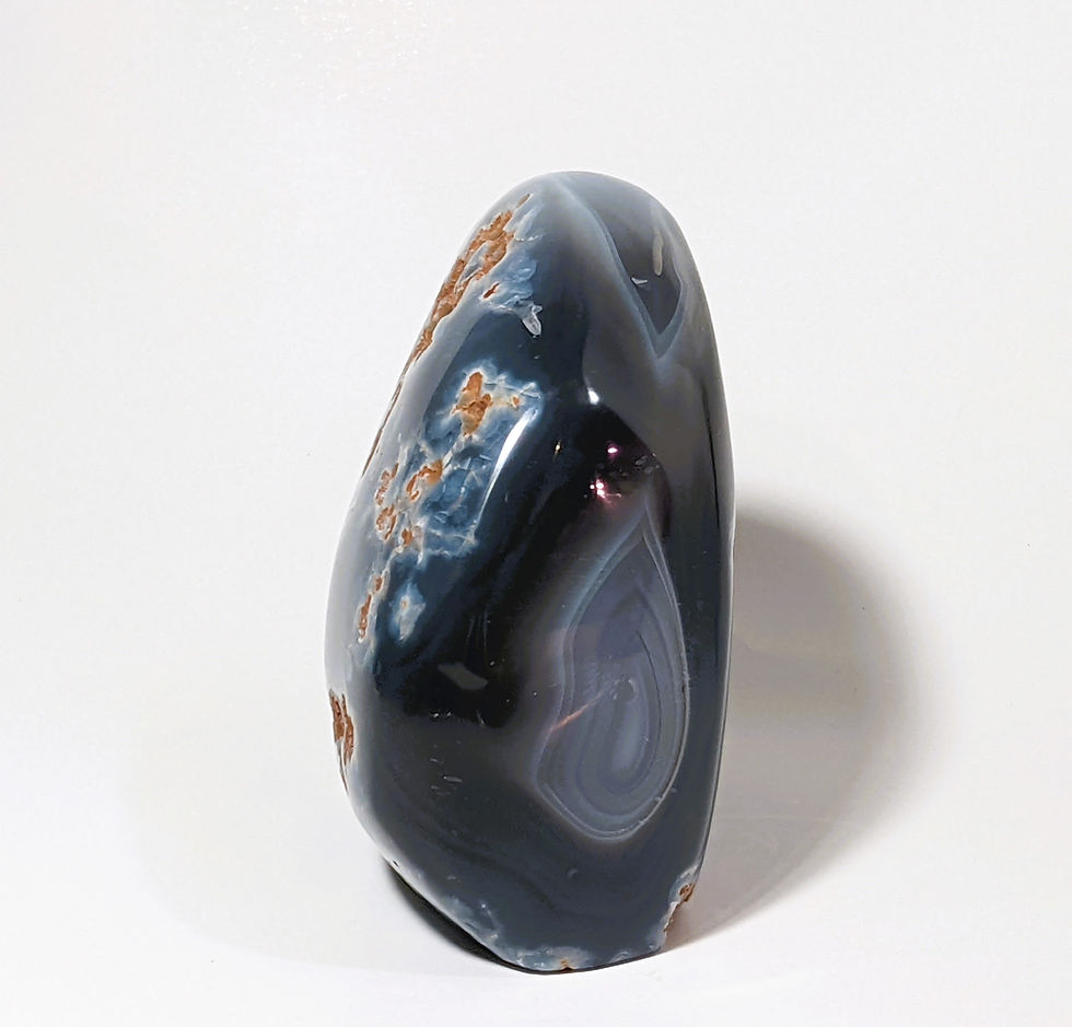 Thumbnail: Banded Agate Freeform in blues with vugs