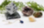 Rainbow Moonstone Cube, Lapis Lazuli Angel Pendant, Amethyst Geode, Citrine Rough Point, Unakite Tumble