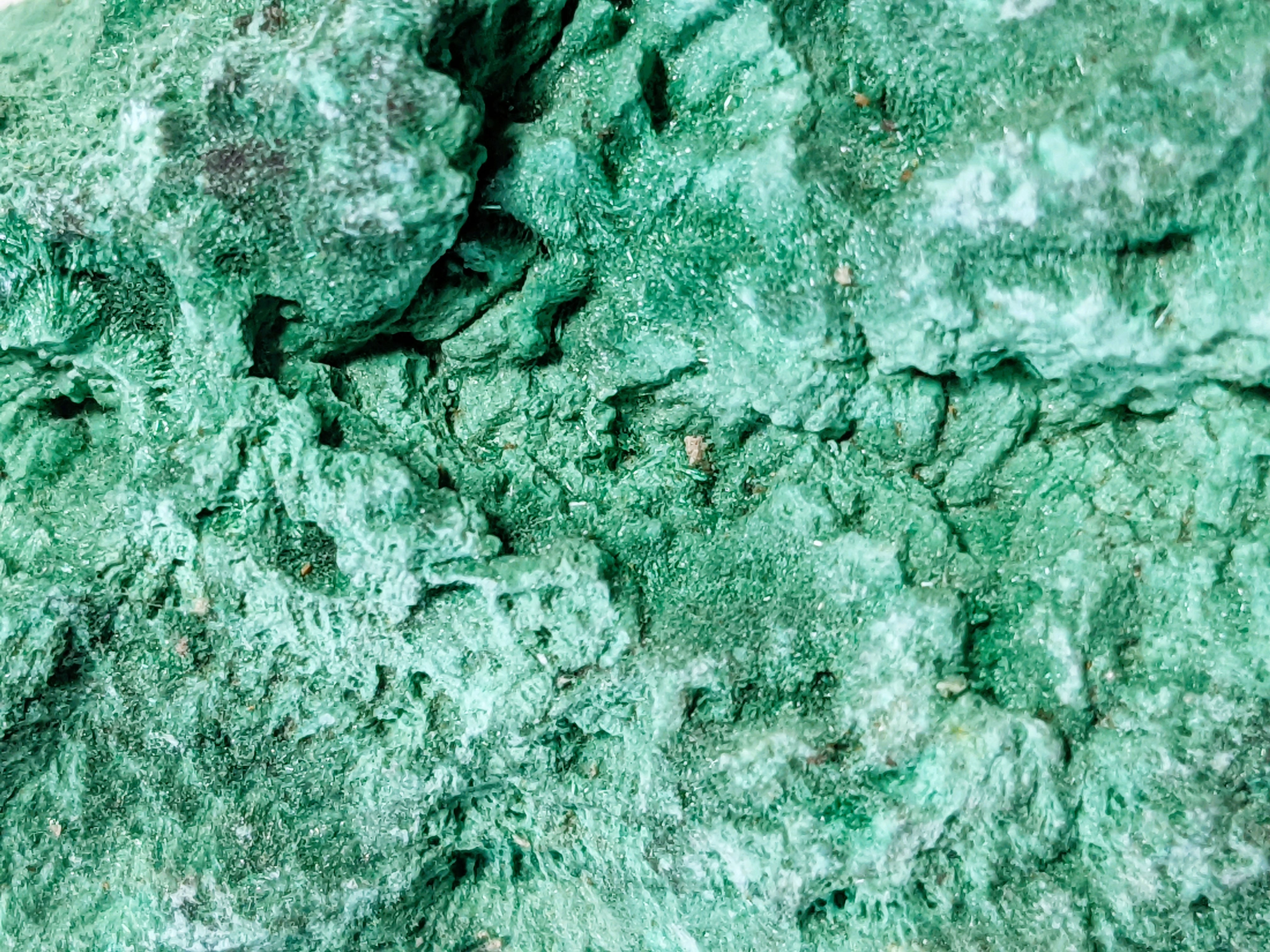 Fibrous Malachite: Known for its vivid green texture and transformative energy. Find it at jujujems today.