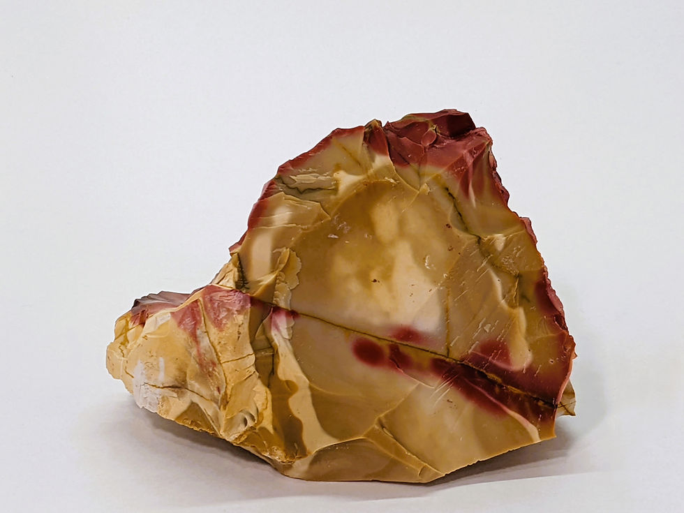 Natural Australian Mookaite stone.