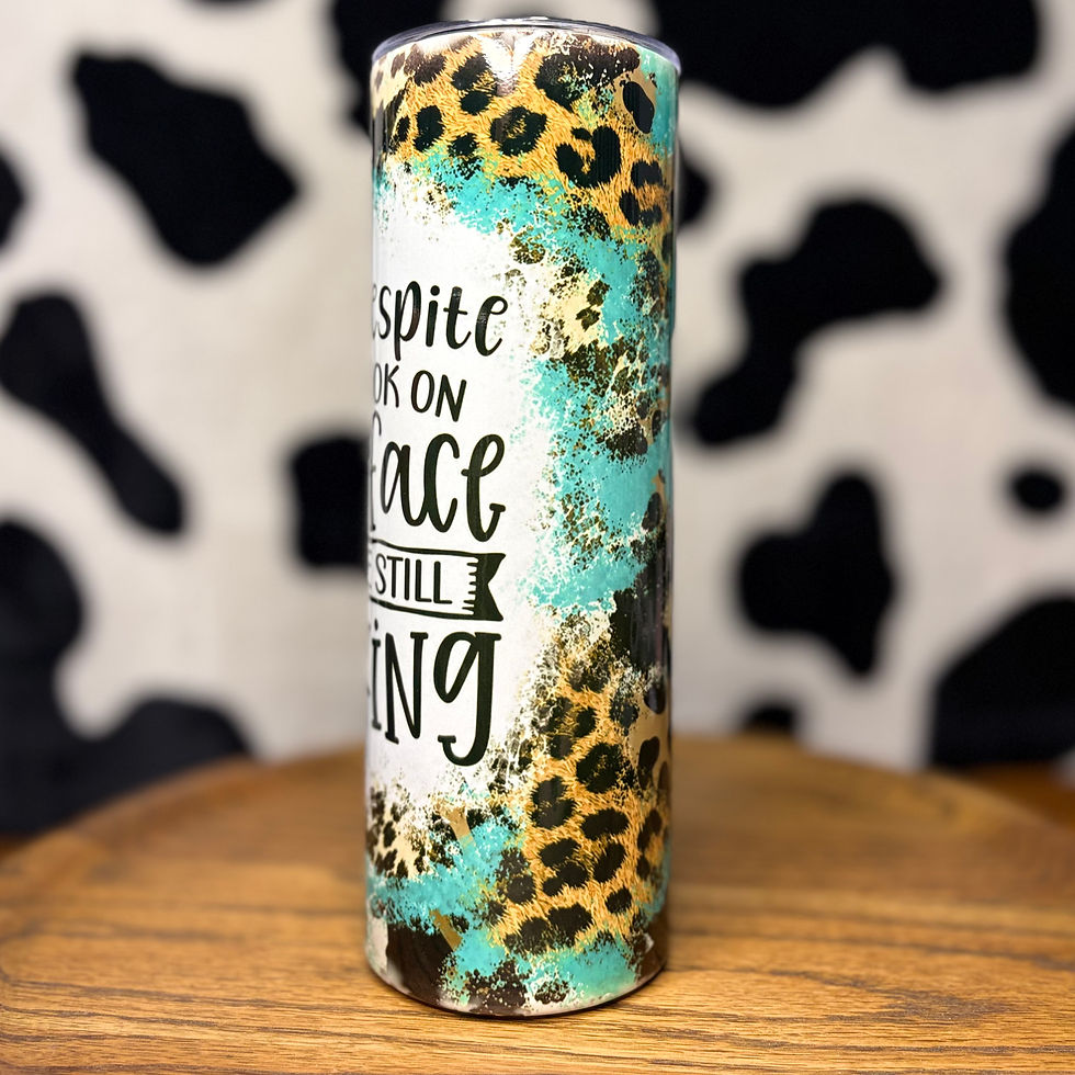 Thumbnail: Yet The Look On My Face 20 oz Tumbler 
