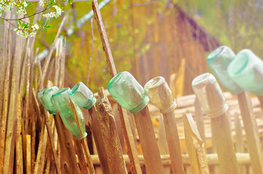 Bottles on the Fence