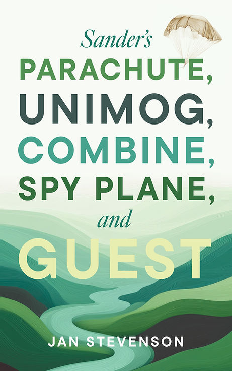 Front cover of Sander's Parachute, Unimog, Combine, Spy Plane, and Guest