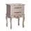 Thumbnail: French Antique Silver 2 Drawer Bedside