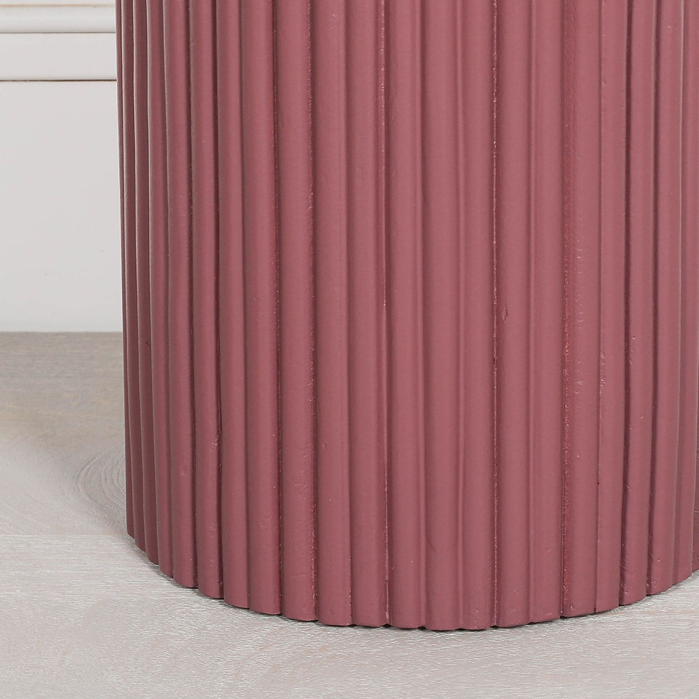 Thumbnail: Ribbed damson occasional side table
