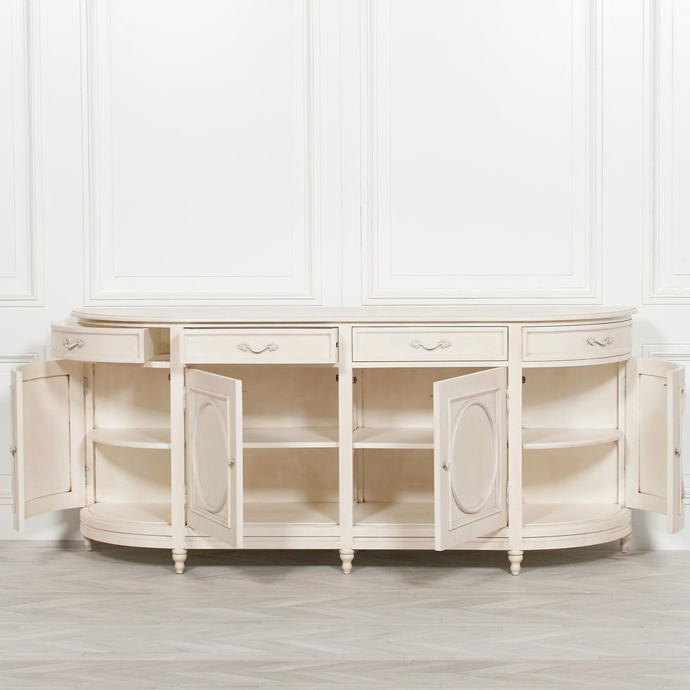 Thumbnail: Aged Ivory Sideboard