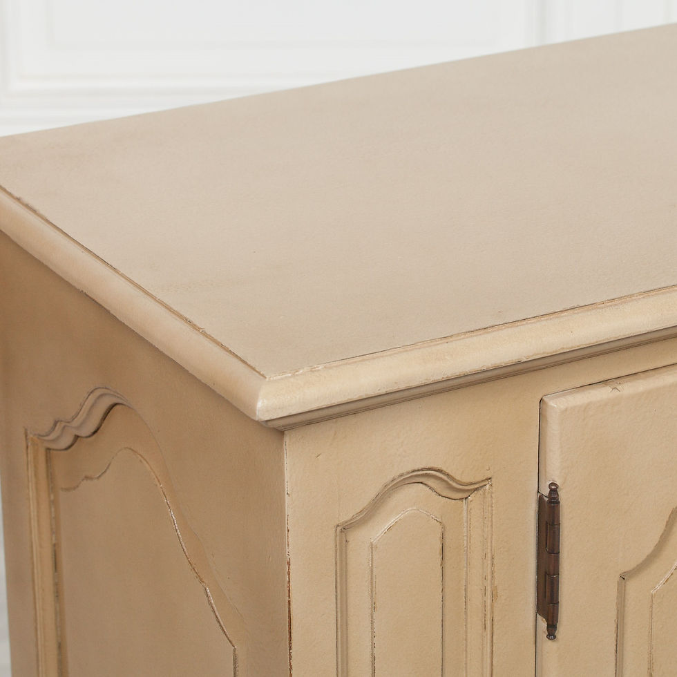 Thumbnail: Distressed Painted 4 Door Sideboard