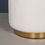 Thumbnail: Boucle Round  Stool with Gold Base