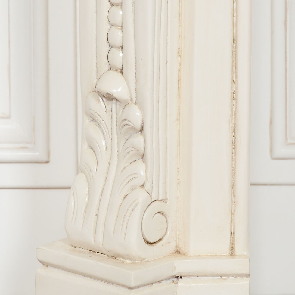 Thumbnail: Aged Ivory Carved Fire Surround