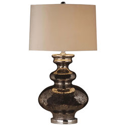 Francis Metallic Glass Lamp