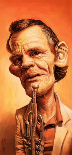 CHET BAKER_Digital Painting, 2015