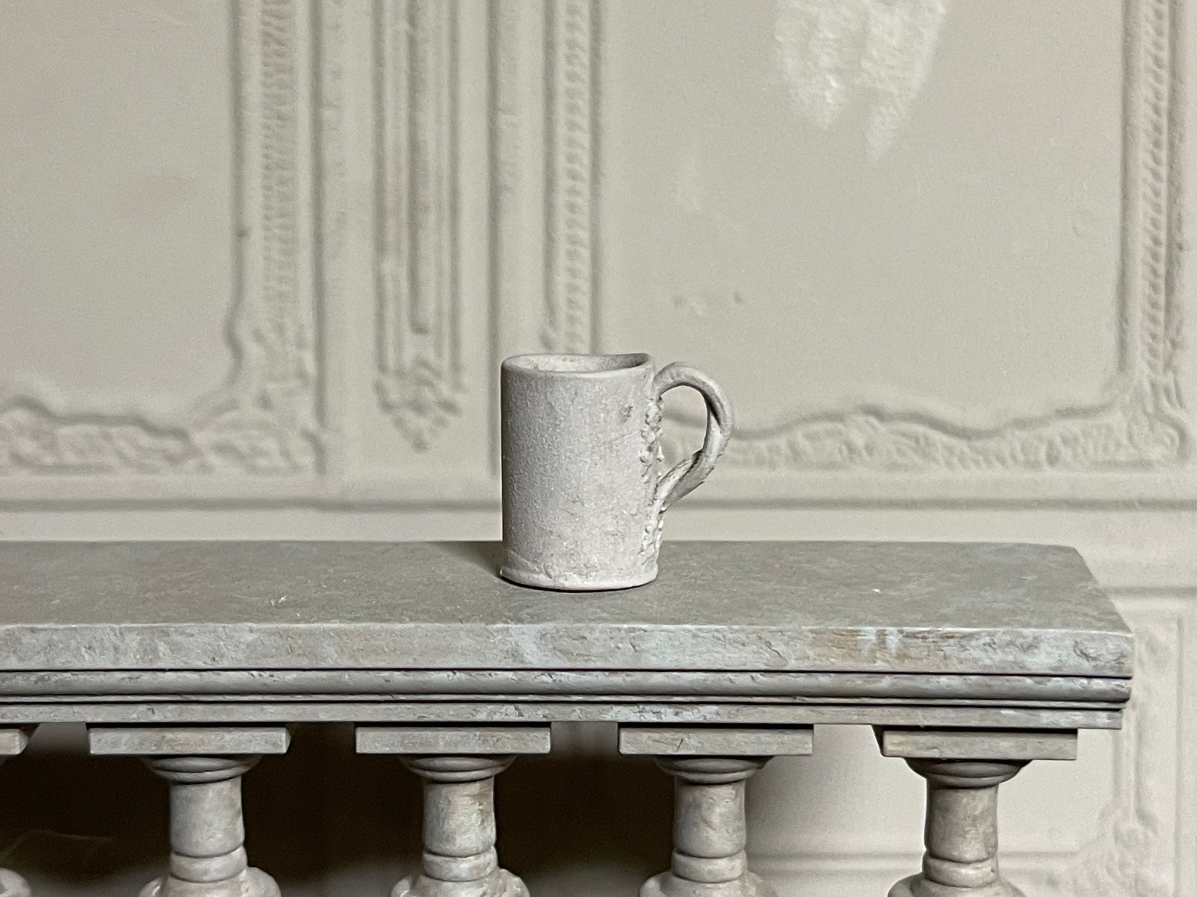 Twisted Handle Mug Tankard unpainted