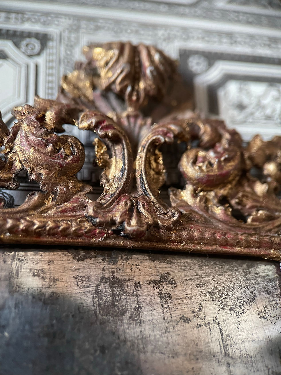 Miniatura: 12th scale 18th century Rococo Frame for Mirror