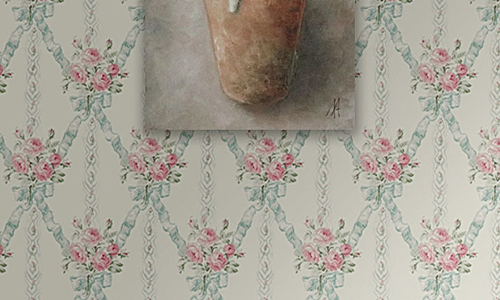 VALLANCE Myrtle Pink Wallpaper 2 - Lewis and Wood1.jpg