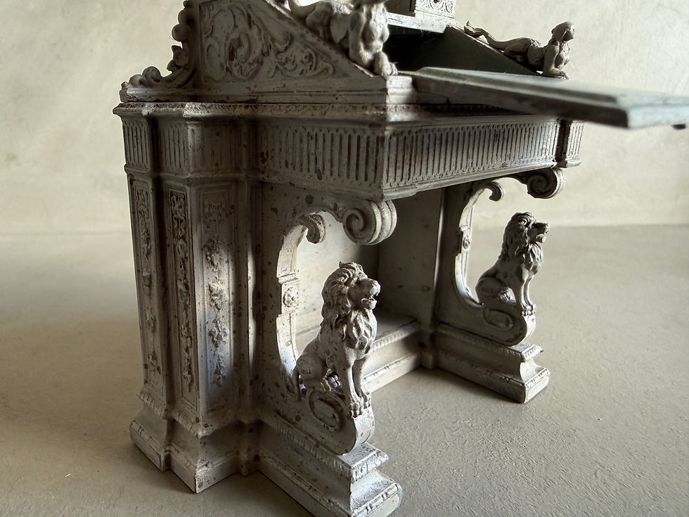 Miniature : AF86 - DAVENPORT DESK - ANTIQUE PATINA - 12TH SCALE