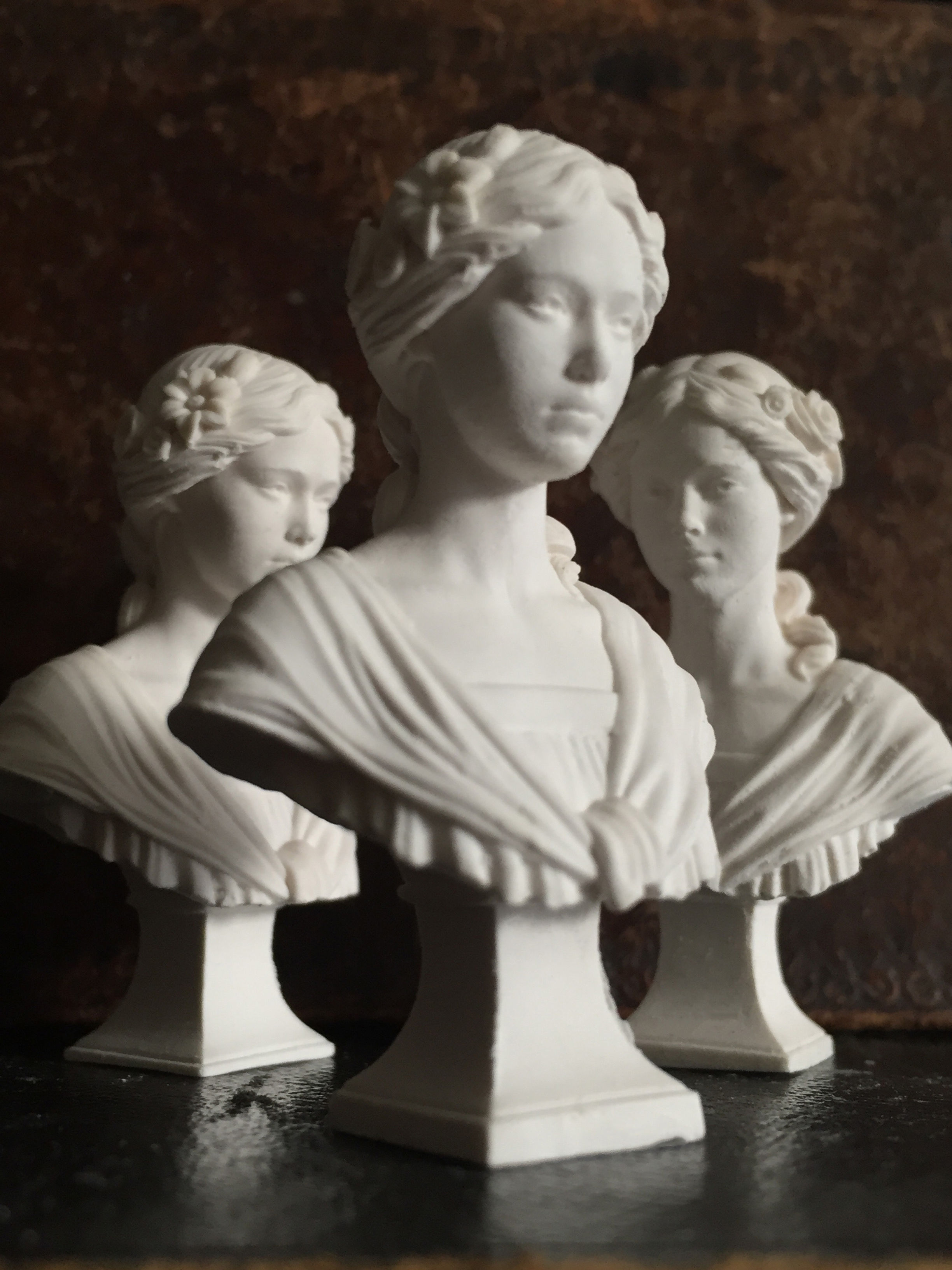 12 তম স্কেল unpainted Busts 4 টি ডিজাইন থেকে বেছে নিন