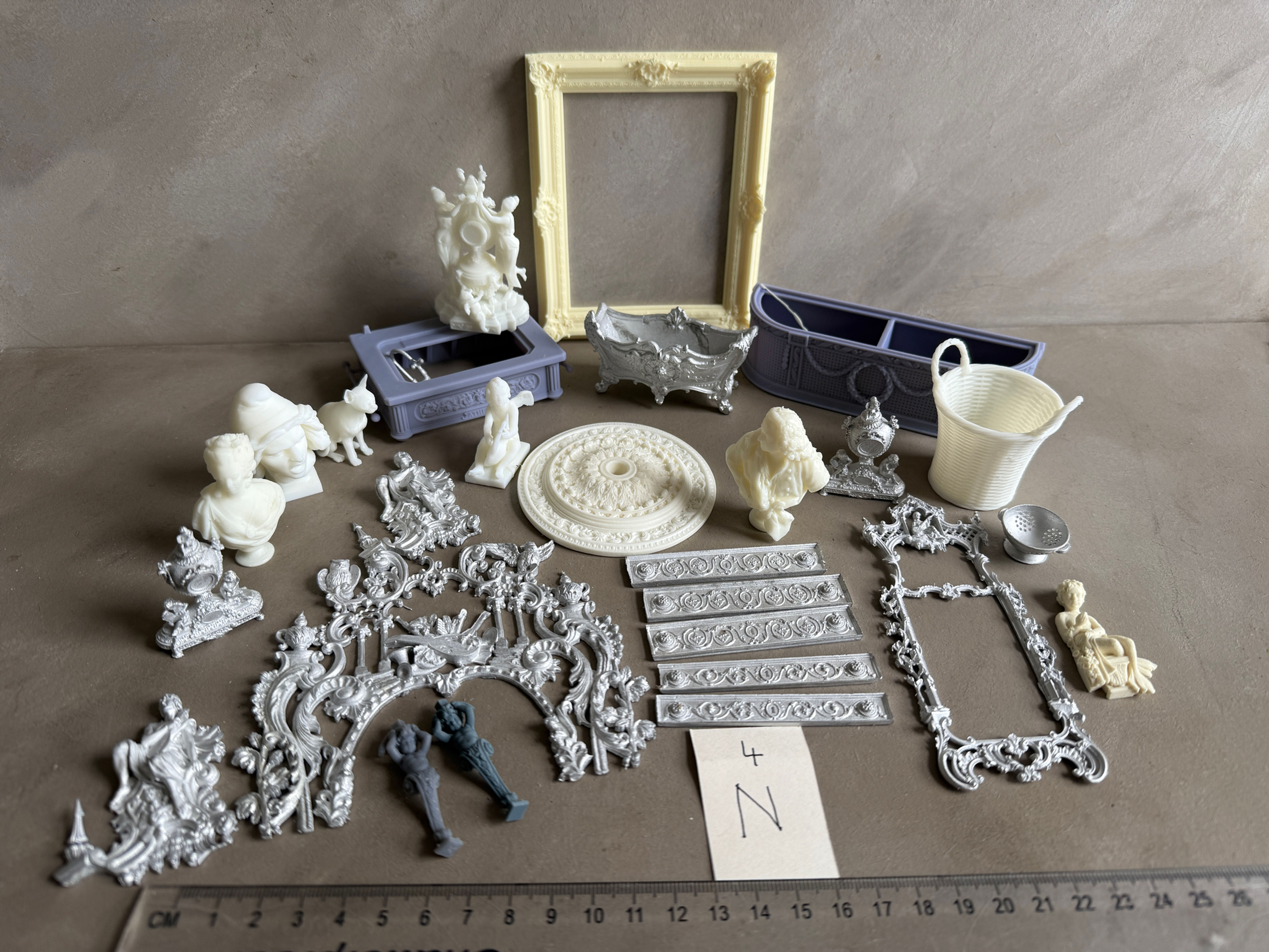 4N Frame, Ottoman, Busts etc, Slight seconds