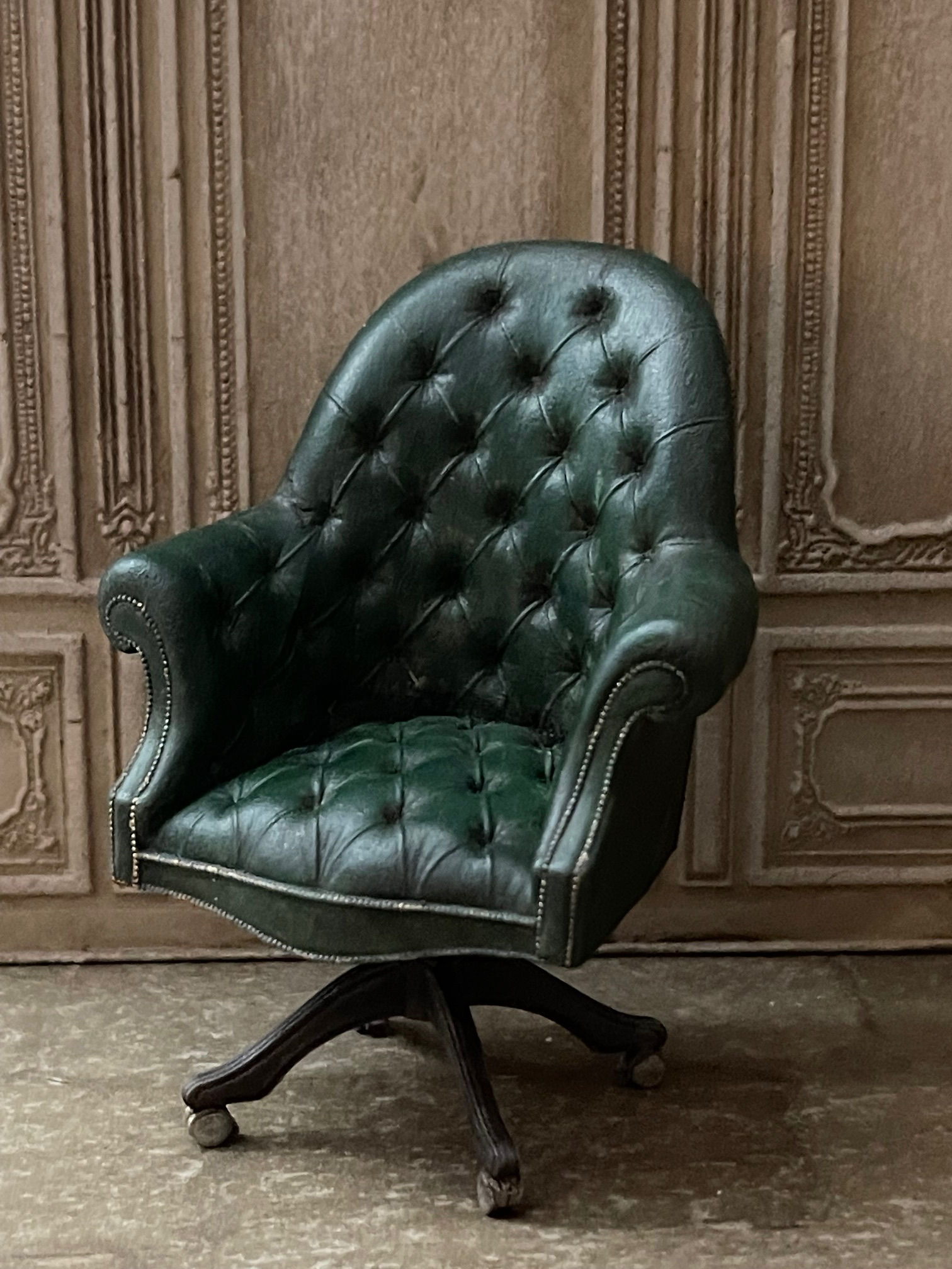 Faux Leather 12th scale large office chair