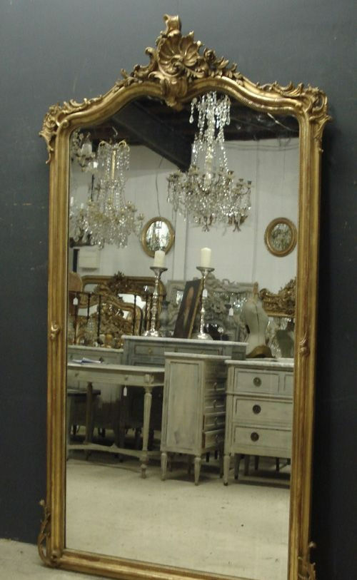 Miniatura: Traditional French mirror Mirror 18th century ADM102