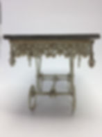 Thumbnail: 18th Century ORNATE French bread table 12th scale unpainted kit