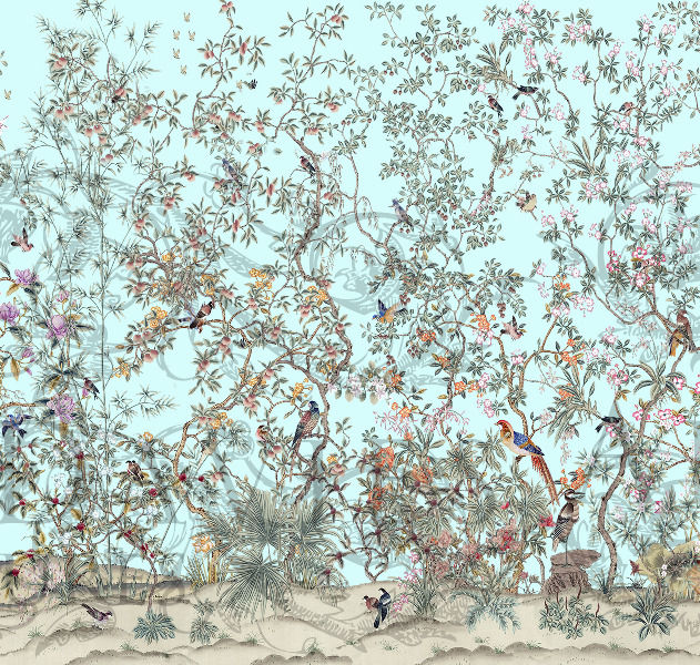 Miniatura: 12th Scale Grand Chinoiserie wallpaper