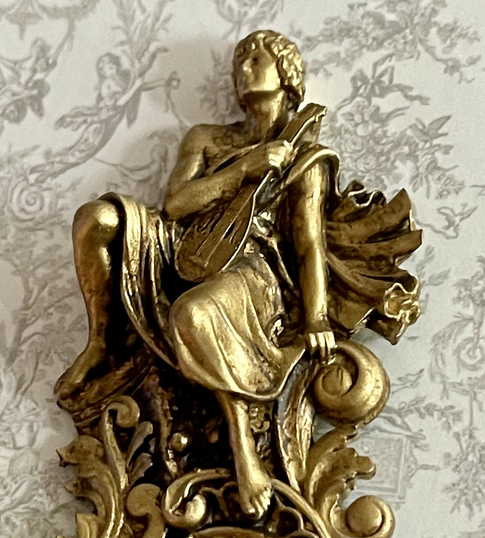 Miniatura: Zestaw lusterek konsoli Chippendale w skali 12