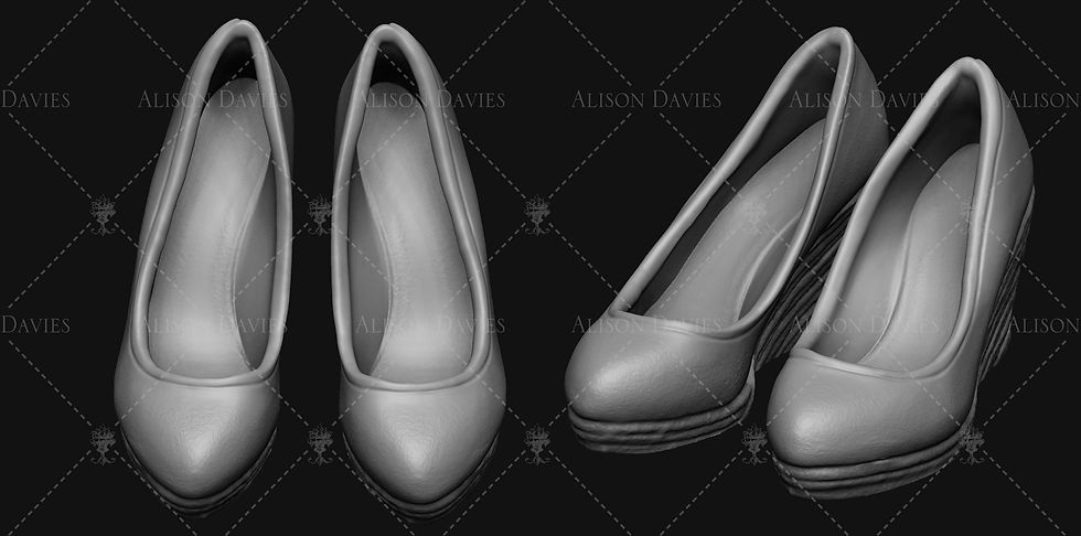 Miniatyrbild: 3D printable file pair of SHOES  design 3