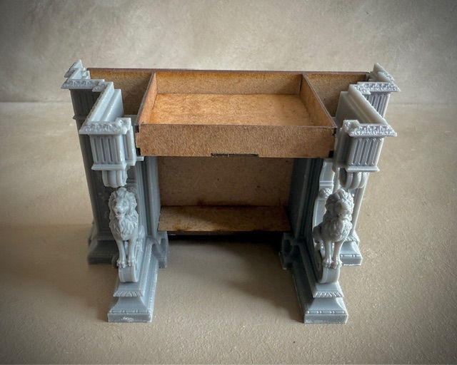 Miniatura: Museum Quality Exhibition Hand Carved Italian Davenport Desk