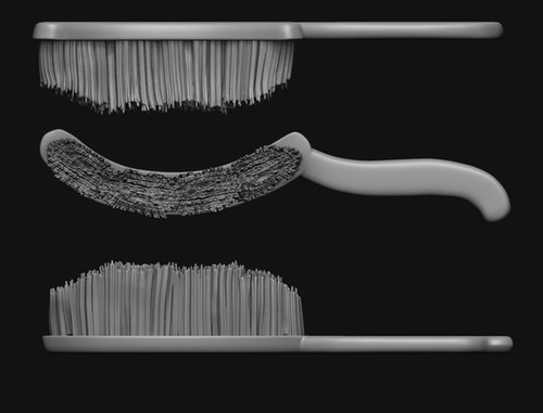 3D printable file Pan and brush - Crumb tray and brush | Alison Davies ...