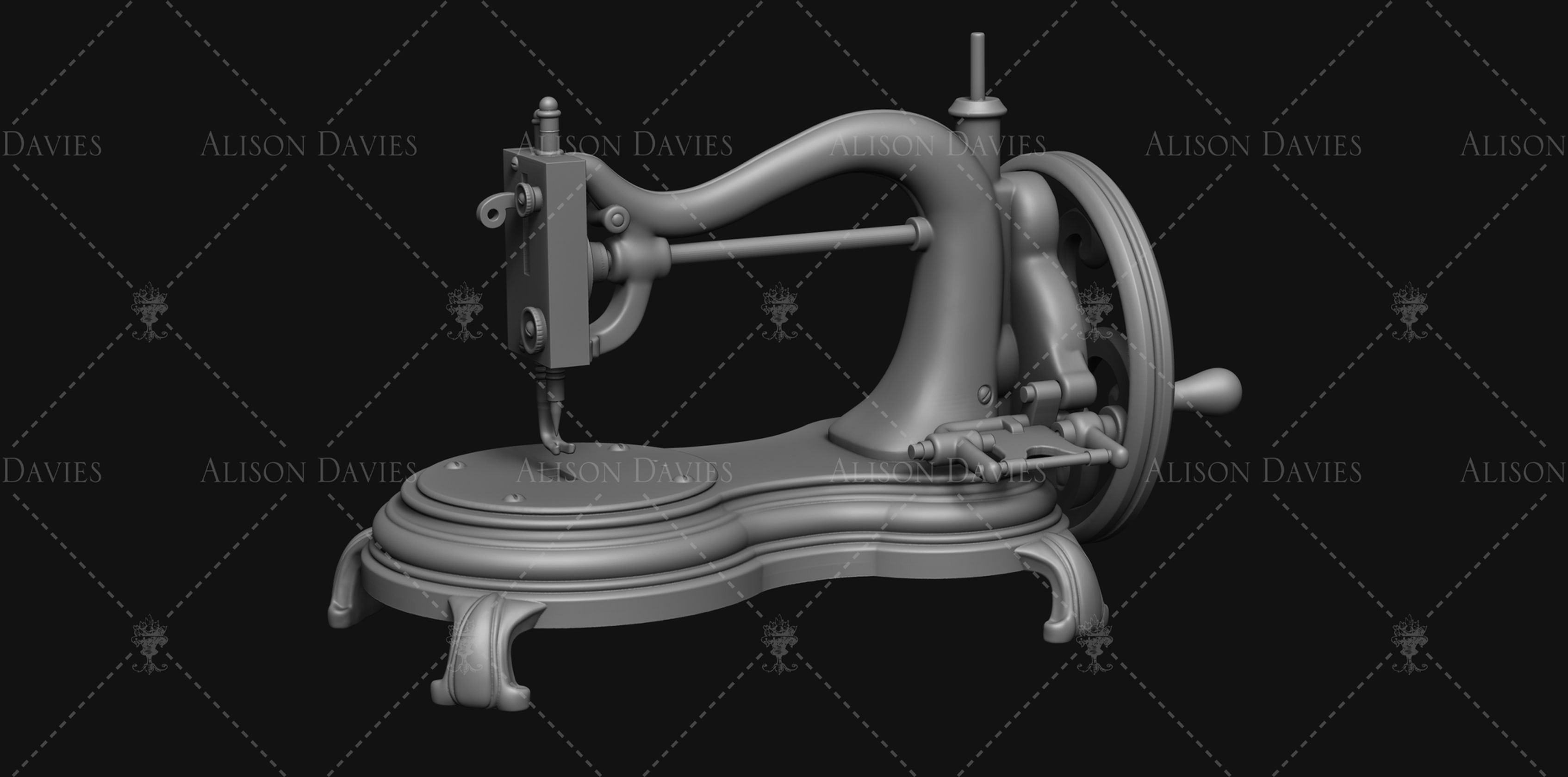 3D printable file Sewing machine