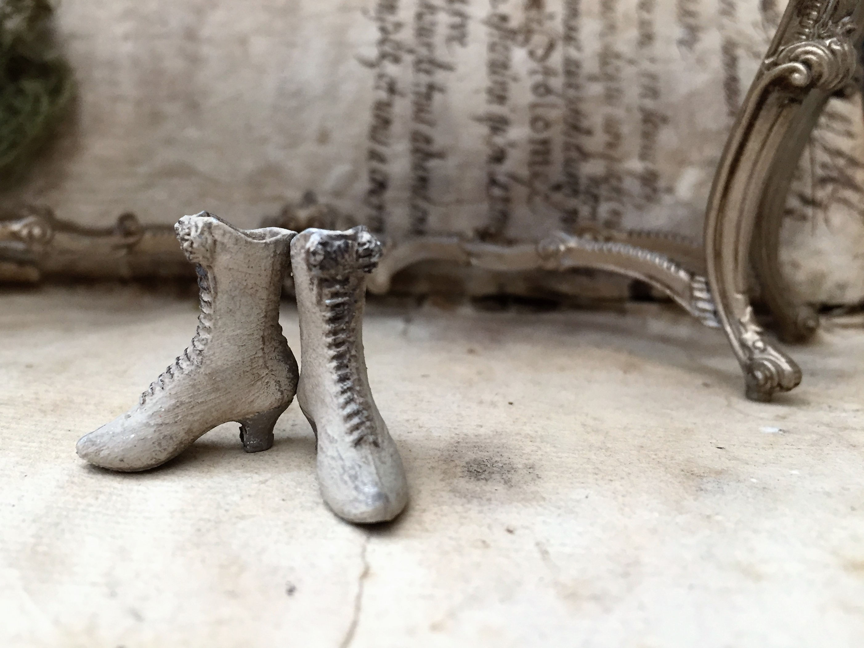 Low Calf length 19th Century Ladies Boots