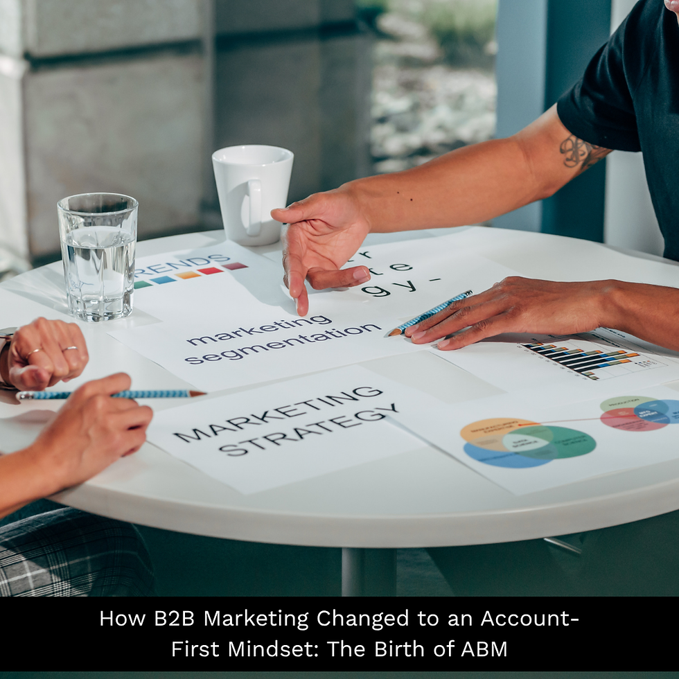 How B2B Marketing Changed to an Account-First Mindset: The Birth of ABM