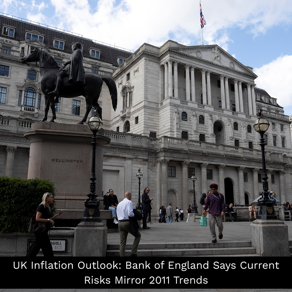 UK Inflation Outlook: Bank of England Says Current Risks Mirror 2011 Trends
