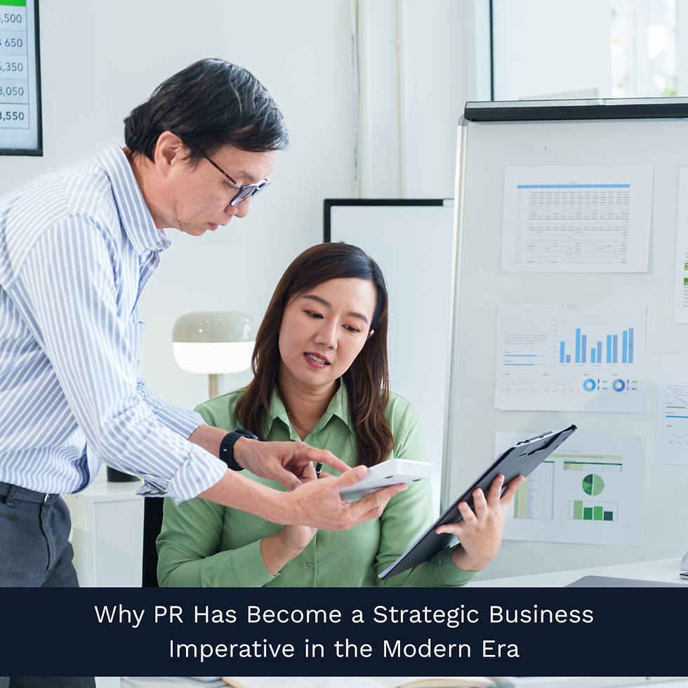 Why PR Has Become a Strategic Business Imperative in the Modern Era