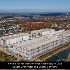 Florida Pushes Back on First Hyperscale AI Data Center Over Water and Energy Concerns