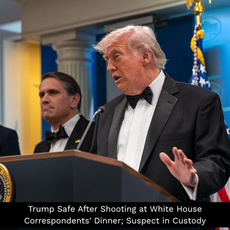 Trump Safe After Shooting at White House Correspondents' Dinner; Suspect in Custody