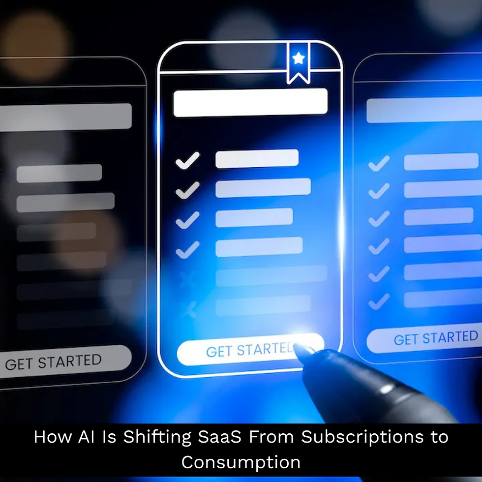 How AI Is Shifting SaaS From Subscriptions to Consumption