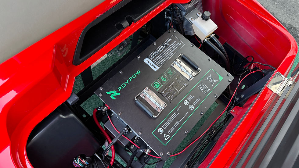 乗用ゴルフカート STAR-EV Sirius2+2 搭載バッテリー
