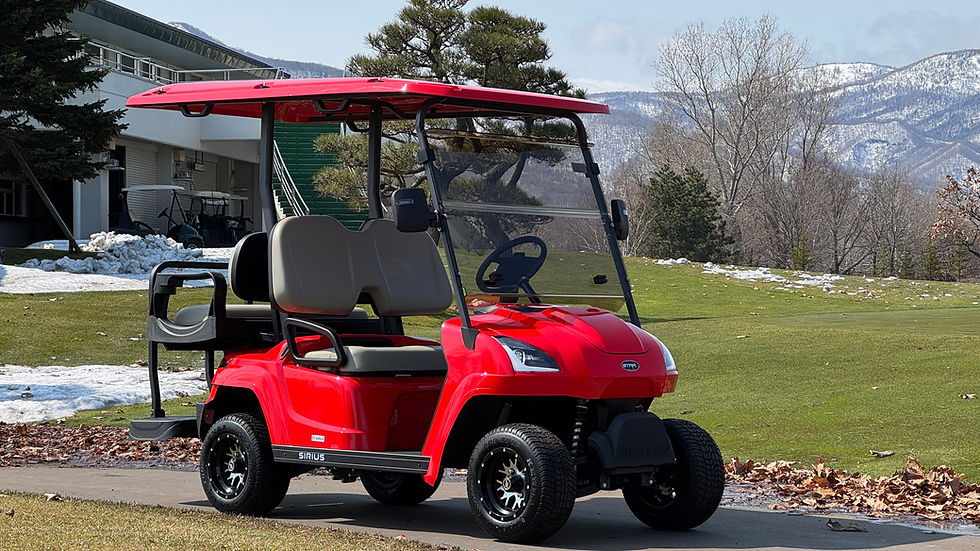 乗用ゴルフカート STAR-EV Sirius2+2小樽カントリー倶楽部