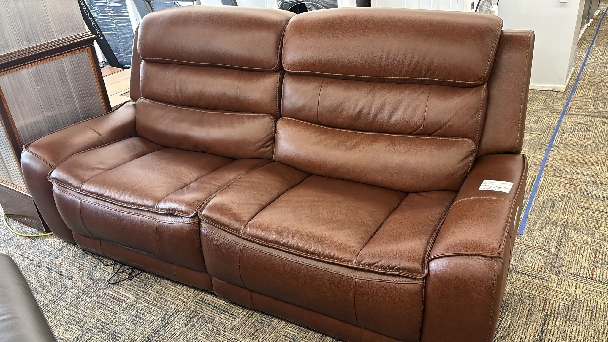 Rhodes Leather Power Reclining Sofa