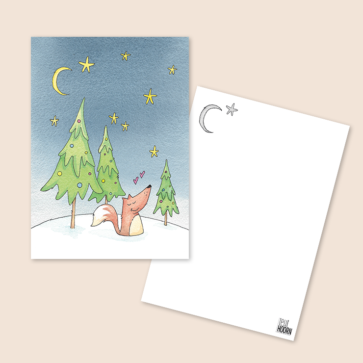 Thumbnail: vos in het kerstbos