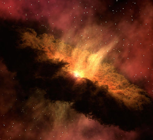 Cosmic Nebula Glow