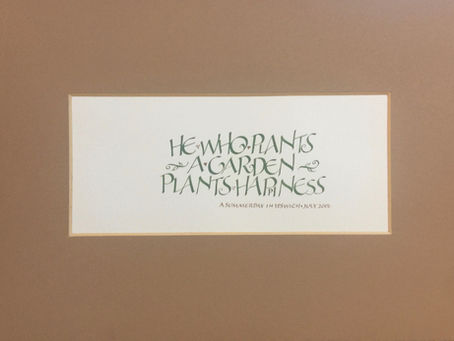 My journey to letter cutting 1