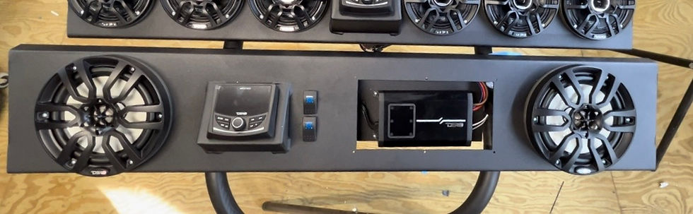 2 speaker Double din header   