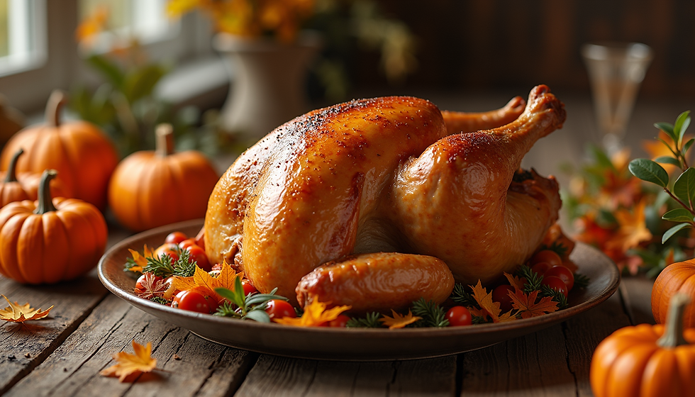 The Star of the Table: Roasted Turkey