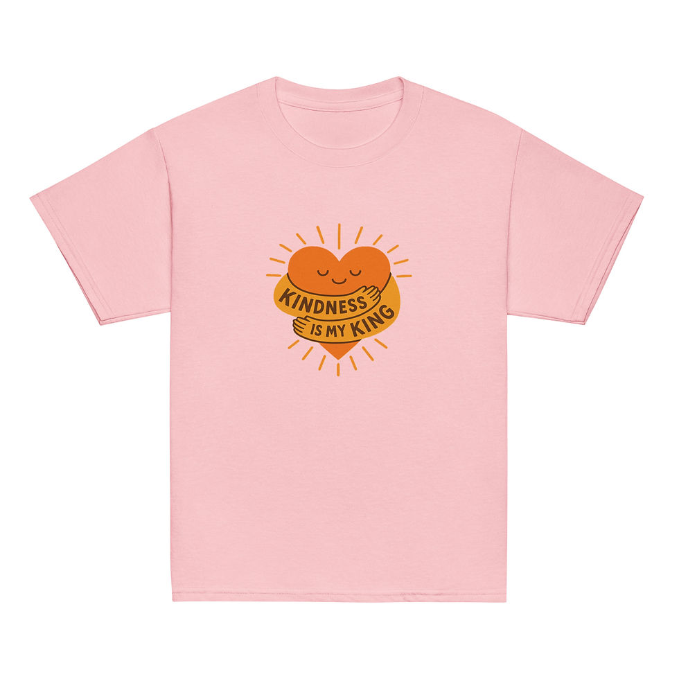 Thumbnail: Kindness Is My King Youth classic tee
