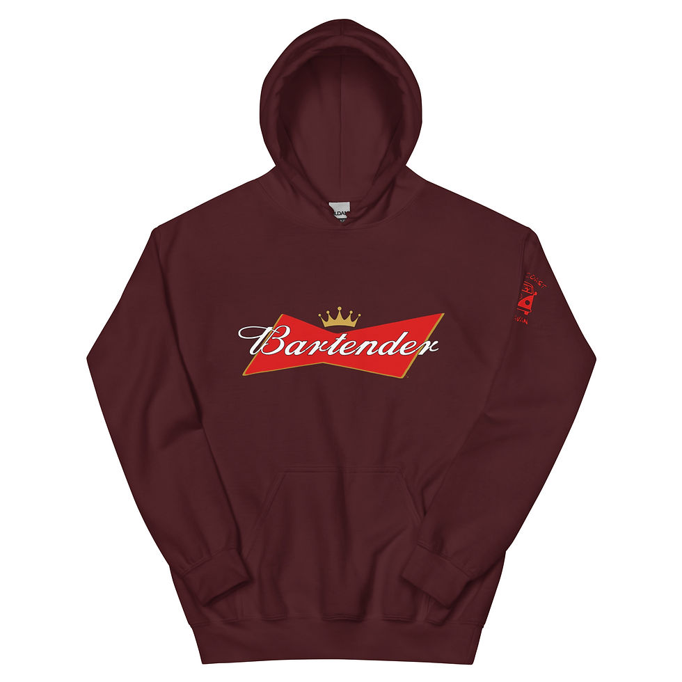 Thumbnail: Bartender Please Unisex Pullover Hoodie