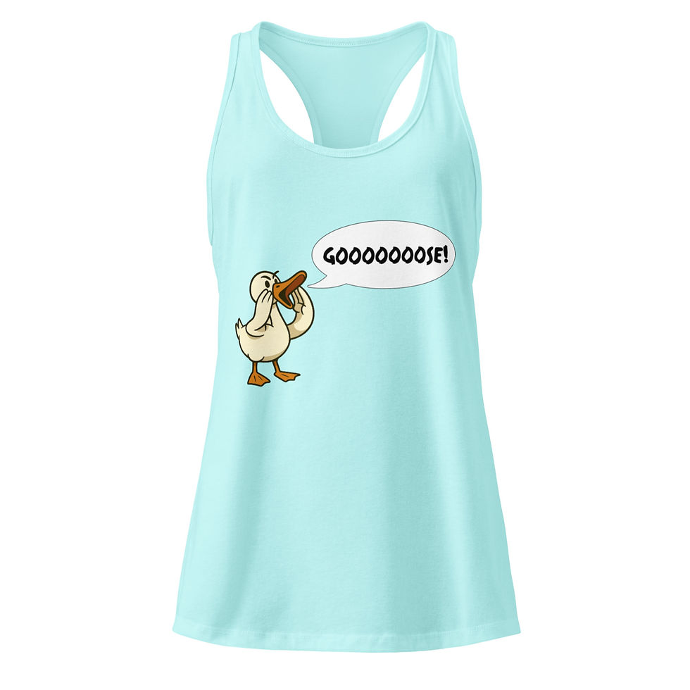 Thumbnail: Gooooose! Racerback Tank Top