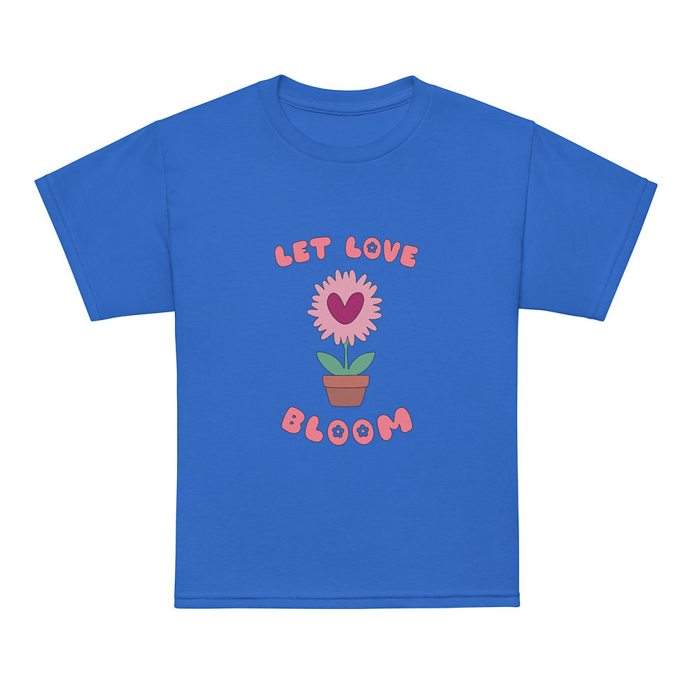 Thumbnail: Let Love Bloom Youth T Shirt